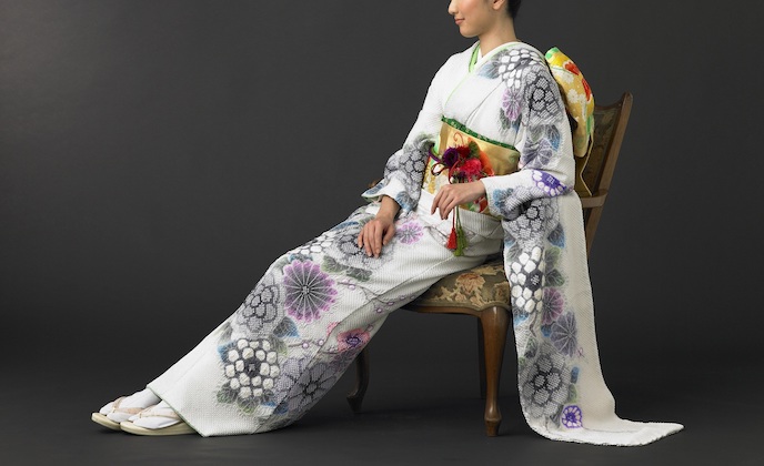 hujimusume kinutaya shibori furisode ikoma nara obi kimono yamaguchi