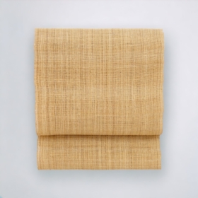 しな布　八寸なごや帯　経緯　夏　自然布　原始布　古代布　工芸品　奈良　生駒　帯ときもの やまぐち