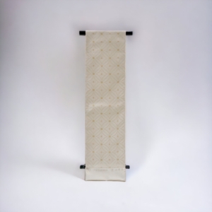 河合美術織物　能寿七宝菱松文　西陣織　袋帯　奈良　生駒　帯ときもの やまぐち