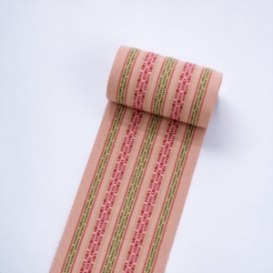 首里道屯織　綿　ており　四寸　半幅帯　伝統的工芸品　上里律子　那覇伝統織物事業協同組合　奈良　生駒　帯ときもの やまぐち