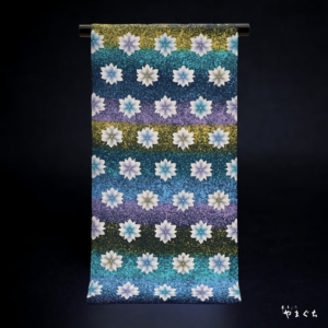 綾羅錦繡　蝋纈染　創作　九寸なごや帯　工芸品　奈良　生駒　帯ときもの やまぐち